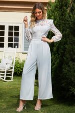 Combi Pantalon Blanche Champêtre