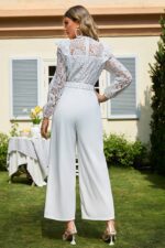 Combi Pantalon Blanche Champêtre