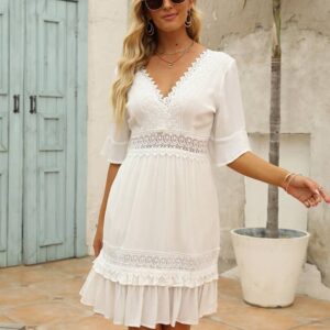 Robe Gaze de Coton Femme Champêtre