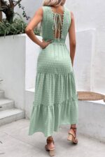 Robe Longue Vert d Eau Champêtre